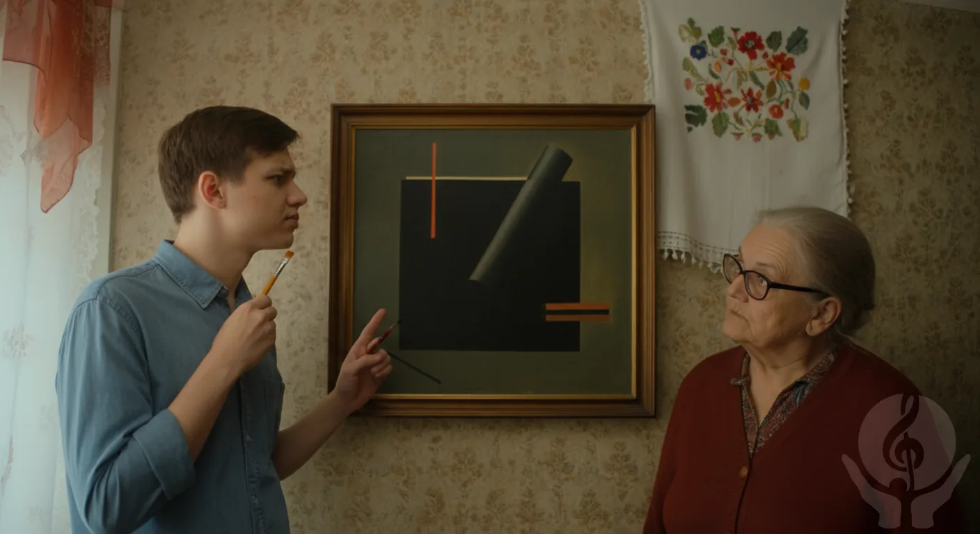 Почему «Чёрный квадрат» Малевича — это искусство?  (И как это объяснить бабушке)